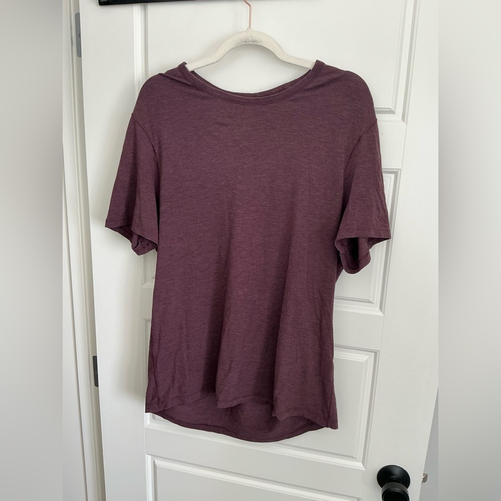 lululemon athletica Short Sleeve Crew Tee - Plum Heather